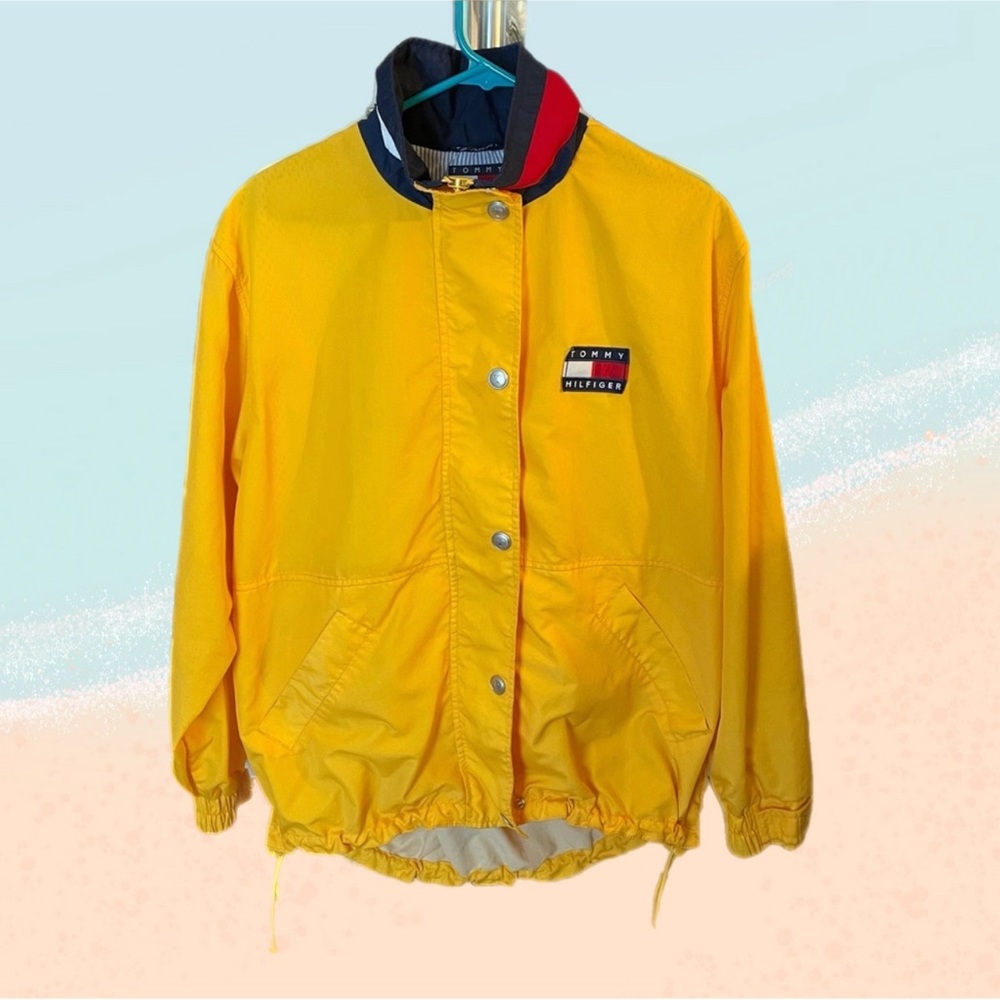 FINAL PRICE Vintage Tommy Hilfiger windbreaker sz small
